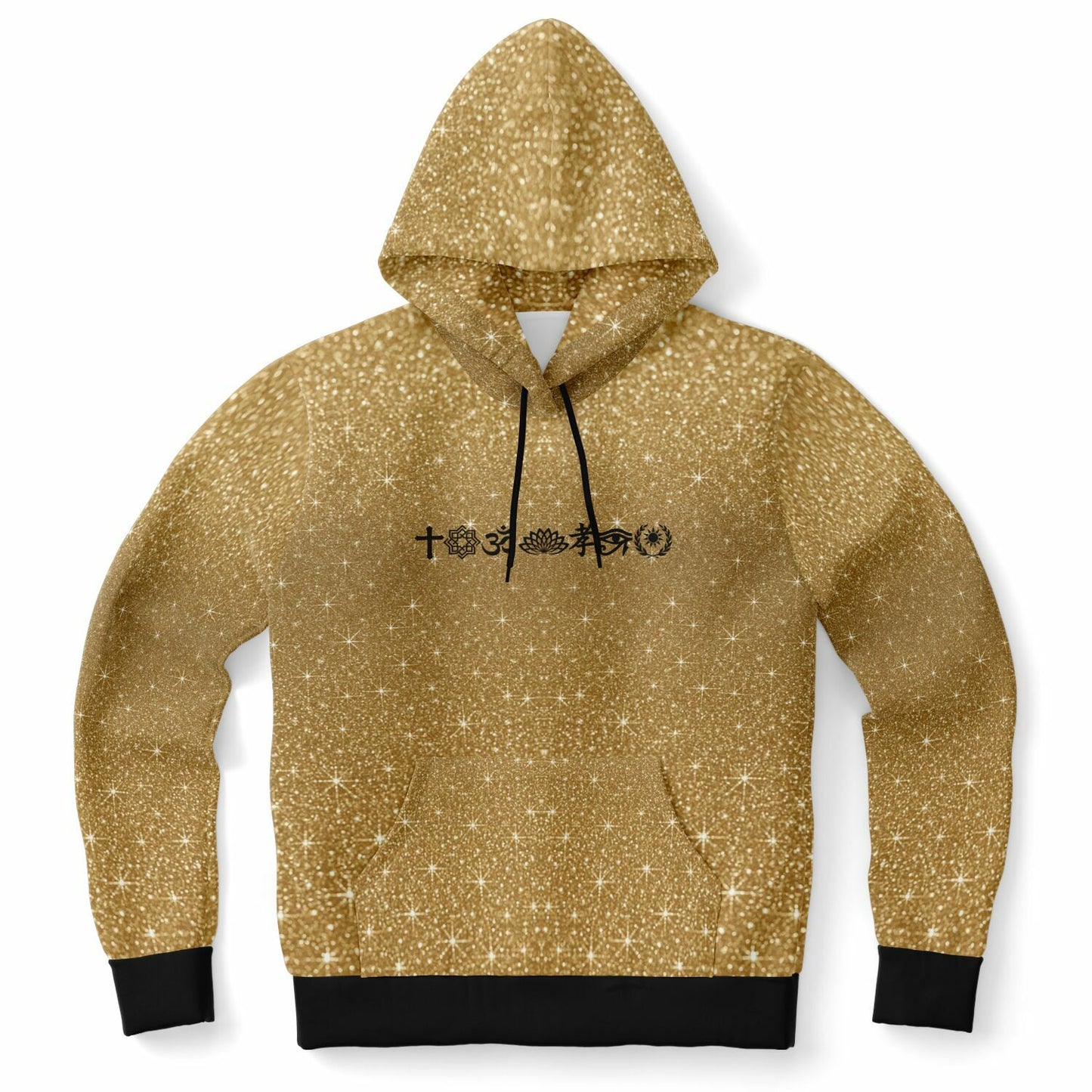 Athletic Hoodie - AOP Gold