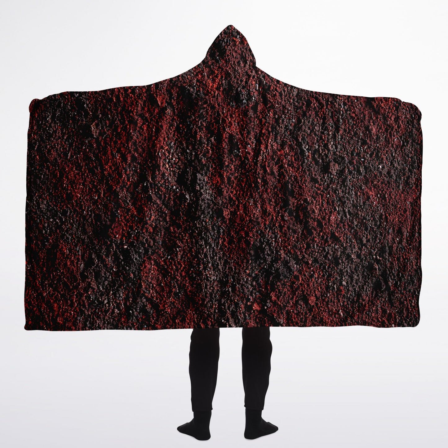 Volcanic Cinder - Hooded Blanket