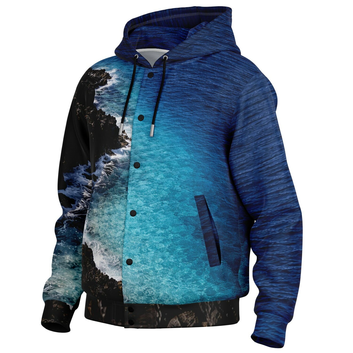 Coastal Shelf - Button Hoodie