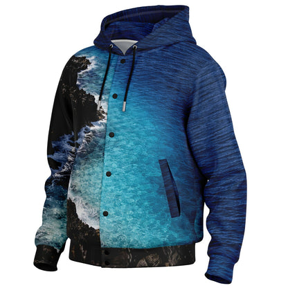 Coastal Shelf - Button Hoodie