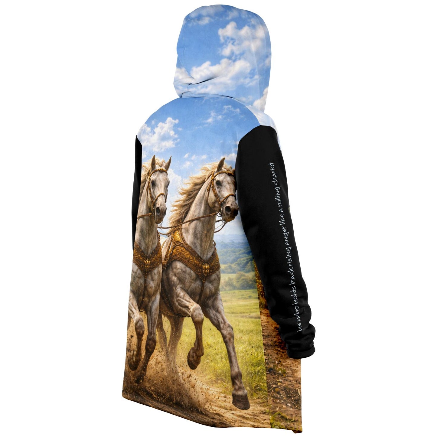 Holds back rising anger