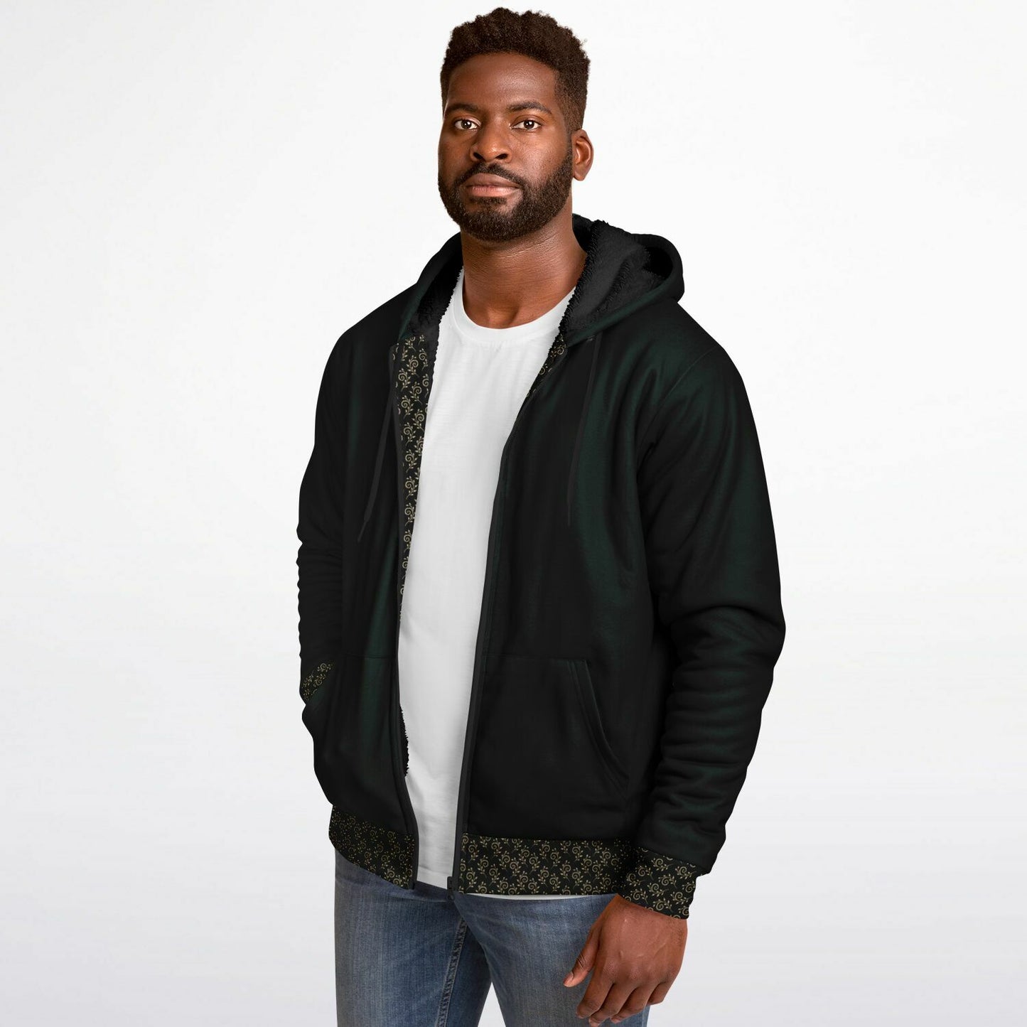 Ancient Wisdom - Extra-soft Zip-hoodie (green)