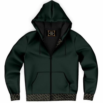 Ancient Wisdom - Extra-soft Zip-hoodie (green)