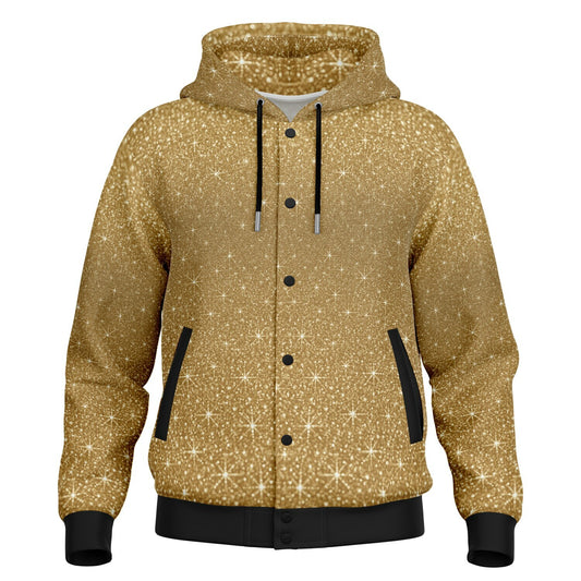 Ancient Wisdom - Hoodie Jacket AOP (gold)