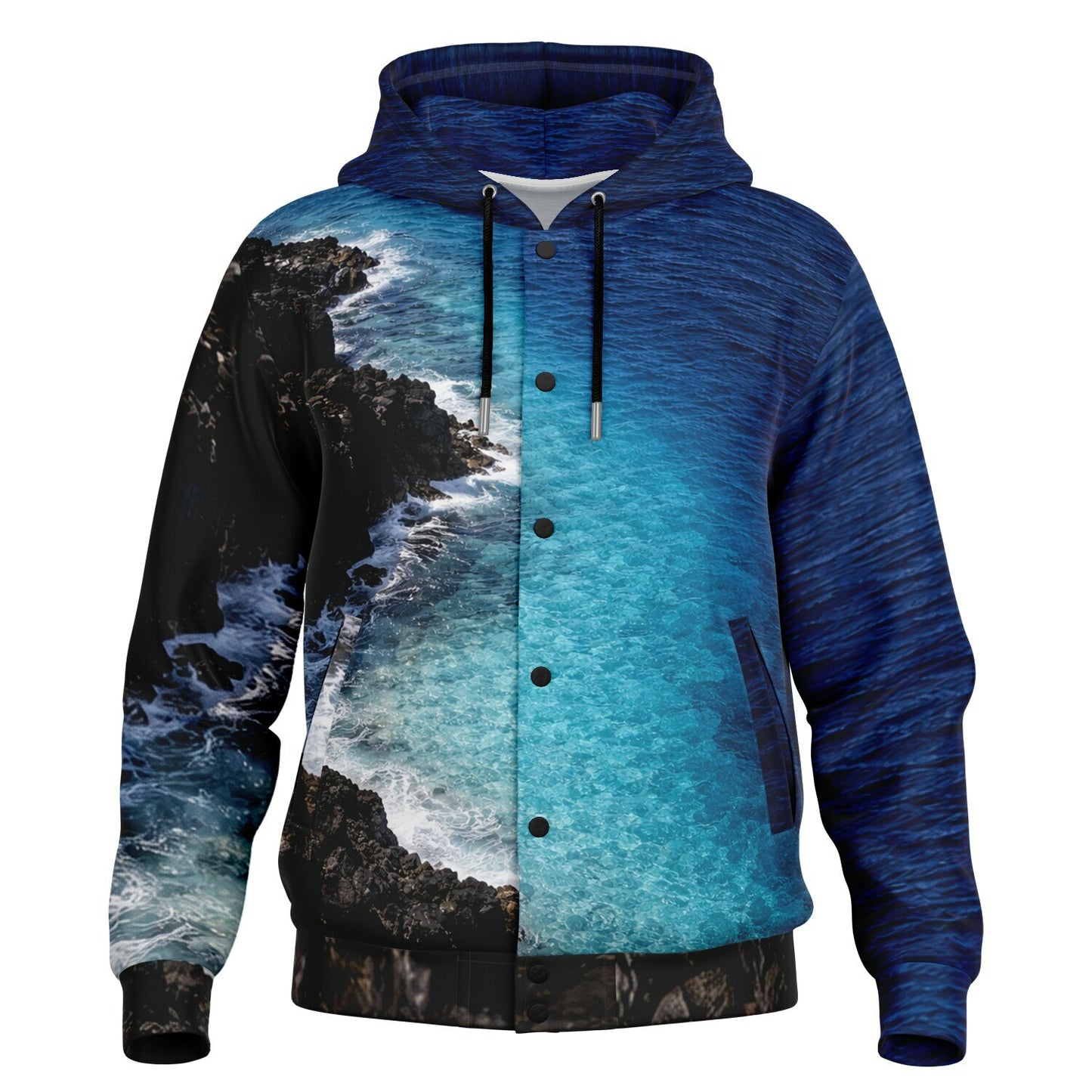 Coastal Shelf - Button Hoodie