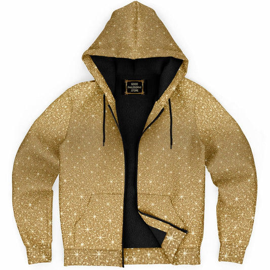 Ancient Wisdom - Extra-soft Zip-hoodie AOP (gold)