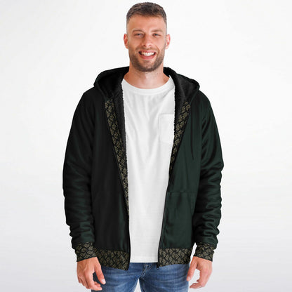 Ancient Wisdom - Extra-soft Zip-hoodie (green)
