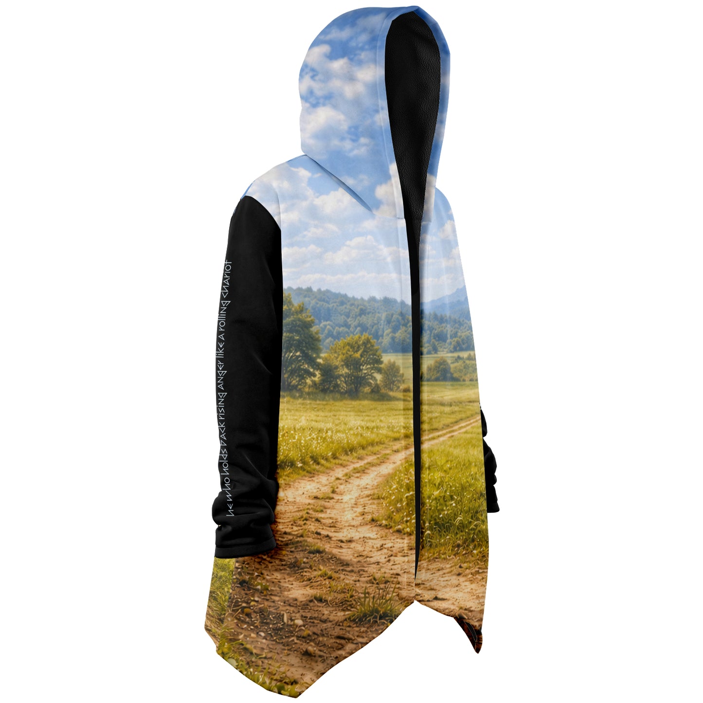 Holds back rising anger