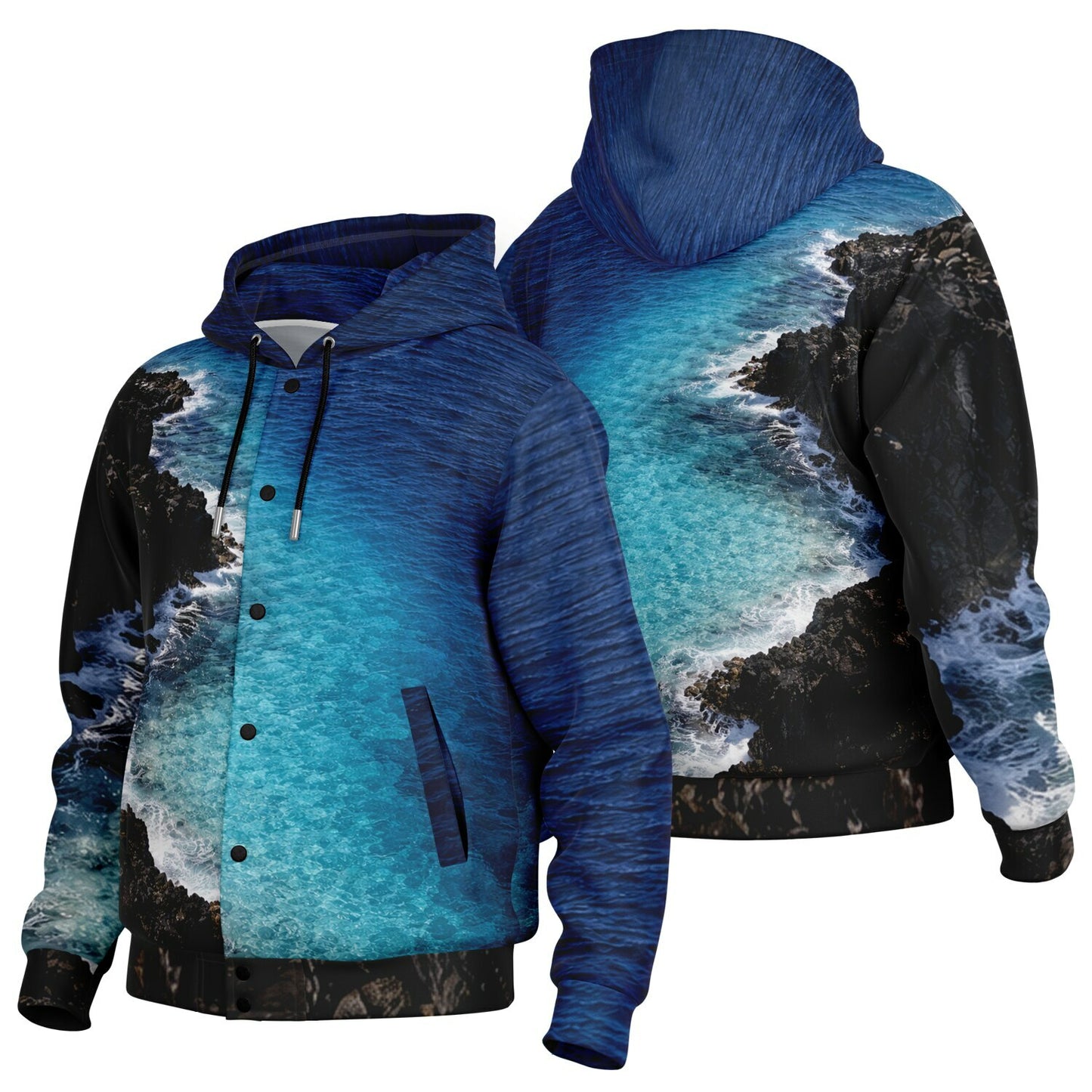 Coastal Shelf - Button Hoodie