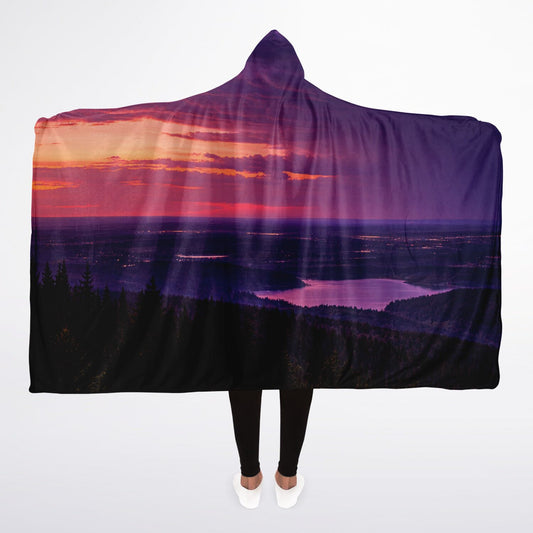 Opposite Sunset - Hooded Blanket